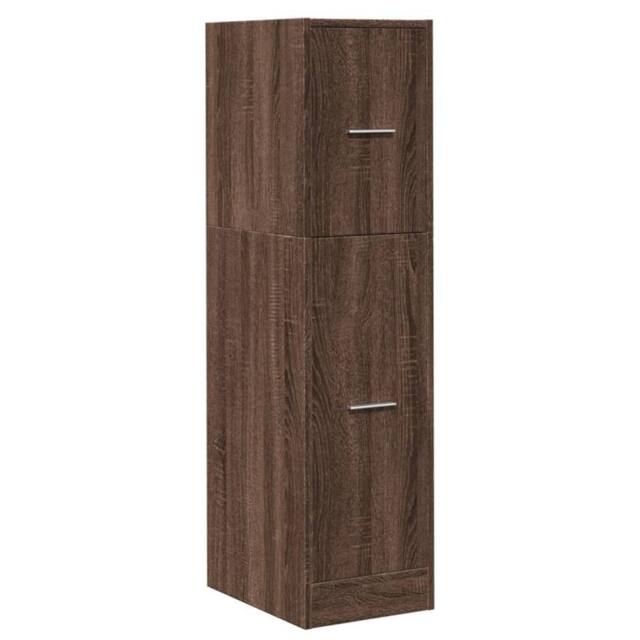 Berkfield Home Elegant Apothecary Cabinet Brown Oak 30x41x118 cm Engineered Wood - Size: 30 x 41 x 118 cm - image 1