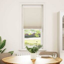 Berkfield Home Plisse Blind 60x100cm Creme in Cream - Size: 60x100 cm - thumbnail 2