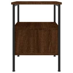 Berkfield Home Bedside Cabinets 2 pcs Brown Oak 34x36x50 cm Engineered Wood - Size: 34 x 36 x 50 cm - thumbnail 8