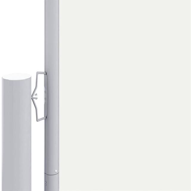 Berkfield Home Retractable Side Awning Cream 160x1000 cm - image 1