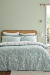 Bianca 'Wild Flowers' 200TC Cotton Duvet Cover Set in Green - Size: King - thumbnail 2