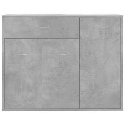 Berkfield Home Sideboard Concrete Grey 88x30x70 cm Engineered Wood - Size: 88 x 30 x 70 cm - thumbnail 5