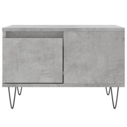 Berkfield Home Modern Coffee Table Concrete Grey 55x55x36.5 cm Engineered Wood - thumbnail 5