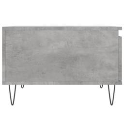 Berkfield Home Modern Coffee Table Concrete Grey 55x55x36.5 cm Engineered Wood - thumbnail 7
