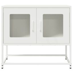 Berkfield Home TV Cabinet White 68x39x60.5 cm Cold-rolled Steel - thumbnail 6