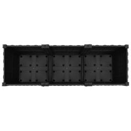 Berkfield Home Raised Bed 120x40x38 cm Polypropylene in Black - Size: 120 x 40 x 38 cm - thumbnail 6