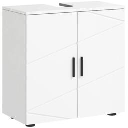Wyld Haus Badosu Luni Under Sink Bathroom Cabinet 600 x 300 x 600 mm White - thumbnail 2