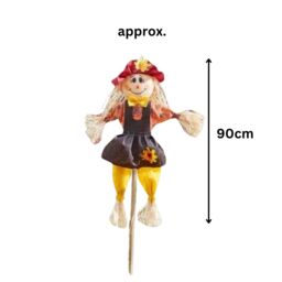 Marco Paul 90cm Scarecrow Garden Decoration - Girl - thumbnail 2