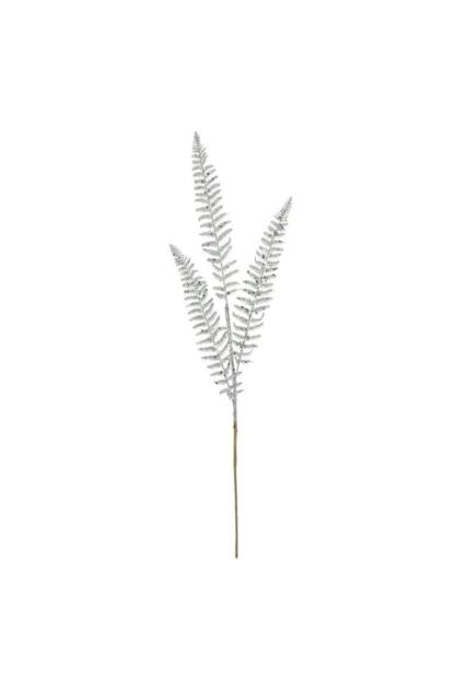 KDMD Silver Glitter 3 Leaf Palm Stem 3 Pack - image 1
