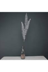KDMD Silver Glitter 3 Leaf Palm Stem 3 Pack - thumbnail 6