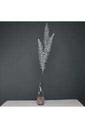 KDMD Silver Glitter 3 Leaf Palm Stem 3 Pack - thumbnail 4