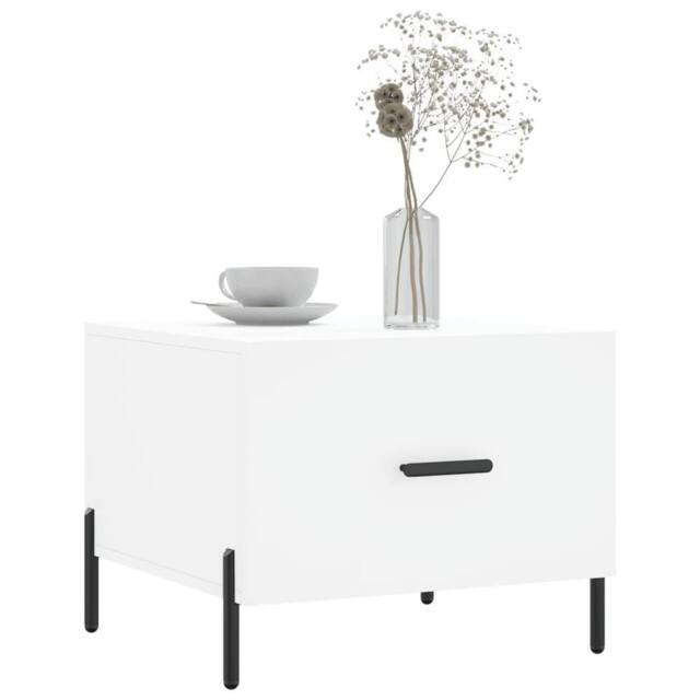 Berkfield Home Decorative Coffee Tables 2 pcs White 50x50x40 cm Engineered Wood - Size: 50 x 50 x 40 cm - image 1
