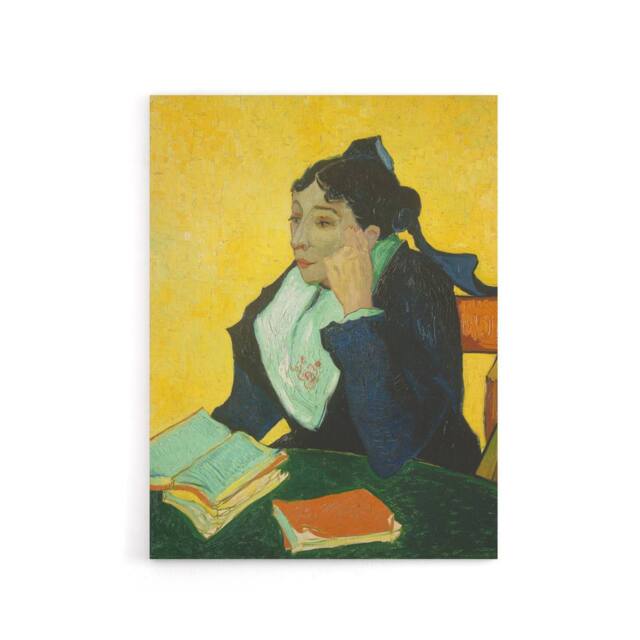 "Artery8 Madame Joseph Michel Ginoux Van Gogh Vintage Canvas Wall Art in Yellow - Size: W18"" x H24""" - image 1