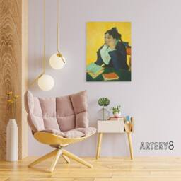 "Artery8 Madame Joseph Michel Ginoux Van Gogh Vintage Canvas Wall Art in Yellow - Size: W18"" x H24""" - thumbnail 3