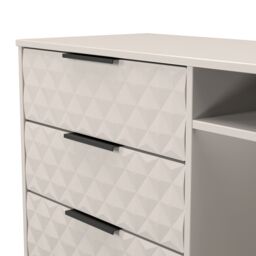 Ready Assembled 2 U Islay 3 Drawer TV Unit (Ready Assembled) in Taupe - thumbnail 5