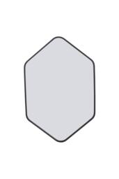 Living and Home Aluminium Alloy Framed HD Float Glass Bathroom Mirror in Black