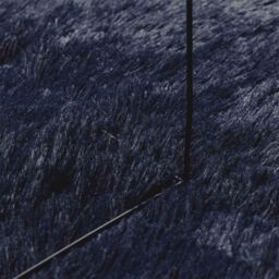 Berkfield Home Shaggy Rug High Pile NAVARRA Navy 200x200 cm Polyester in Blue - Size: Medium - thumbnail 7