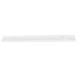 Berkfield Home Wall Shelves 4 pcs High Gloss White 100x9x3 cm - Size: 100 x 9 x 3 cm - thumbnail 6