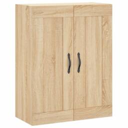 Berkfield Home Highboard Sonoma Oak 69.5x34x180 cm Engineered Wood in Light Brown - thumbnail 5
