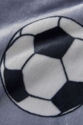Catherine Lansfield 'Football' Throw in Grey - Size: 130 cm x 170 cm - thumbnail 2
