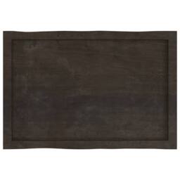 Berkfield Home Table Top Dark Grey 80x50x(2-6) cm Treated Solid Wood Live Edge in Charcoal - thumbnail 5