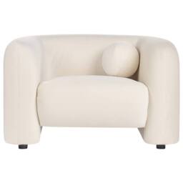Wyld and Coco 5-Seater Off-White Velvet Sofa Set in White - thumbnail 8