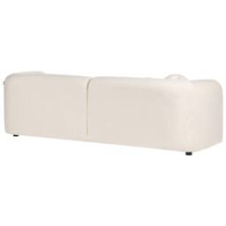 Wyld and Coco 5-Seater Off-White Velvet Sofa Set in White - thumbnail 6
