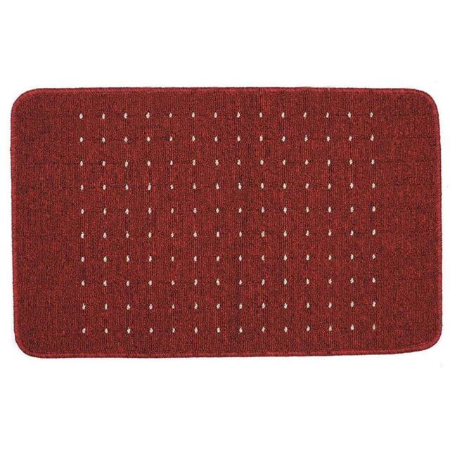 The Rug Shop UK Red Machine Washable AntiSlip Floor Mat - Size: 67 cm x 180 cm - image 1