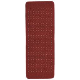 The Rug Shop UK Red Machine Washable AntiSlip Floor Mat - Size: 67 cm x 180 cm - thumbnail 2
