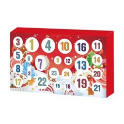 Obasyhig Xmas Countdown Calendar DIY Slime Advent Calendar in Red - thumbnail 3