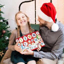 Obasyhig Xmas Countdown Calendar DIY Slime Advent Calendar in Red - thumbnail 5