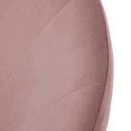 Genesis Ella Velvet Accent Chair Curved Back Upholstered Modern Chair in Pink - Size: 1 Seater - thumbnail 2
