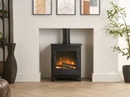 Acantha Fires & Fireplaces Acantha Halo Electric Stove in Black - thumbnail 3