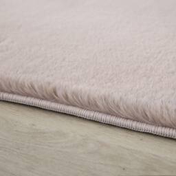 Desire Rugs Plushtale Washable Low Pile Living Room Area Rug - Fluffy Super Soft in Beige - Size: 60 cm x 100 cm - thumbnail 4