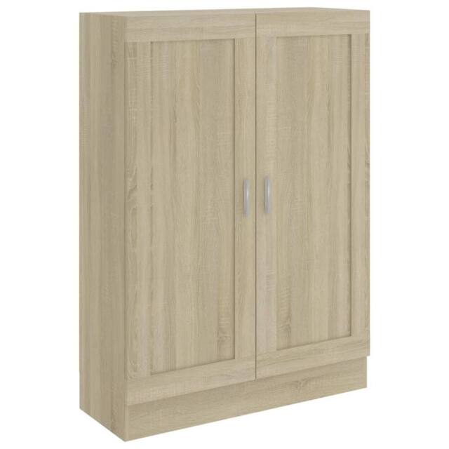 Berkfield Home Book Cabinet Sonoma Oak 82.5x30.5x115 cm Engineered Wood in Light Tan - image 1