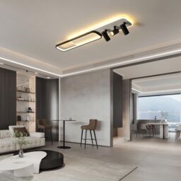 Garwarm 3-Light Track Ceiling Light, Acrylic, Dimmable Control - thumbnail 2