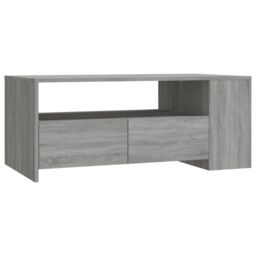 Berkfield Home Coffee Table Grey Sonoma 102x55x42 cm Engineered Wood - Size: 102 x 55 x 42 cm - thumbnail 2
