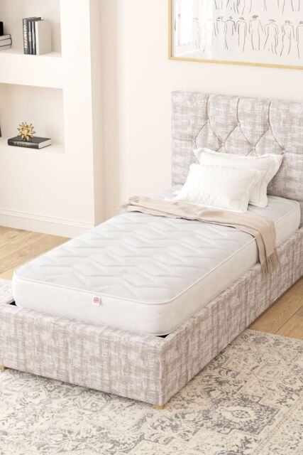 Aspire 600 Bonnell Cooling Mattress in White - Size: Single - image 1