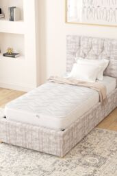 Aspire 600 Bonnell Cooling Mattress in White - Size: Single - thumbnail 1