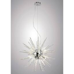 Netlighting Tropez Pendant 8 Light G9 Polished ChromeGlass in Grey - thumbnail 2