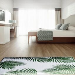 Marco Paul Green Tropical Leaf Outdoor Garden Reversible Rug - Size: 150 cm x 210 cm - thumbnail 7
