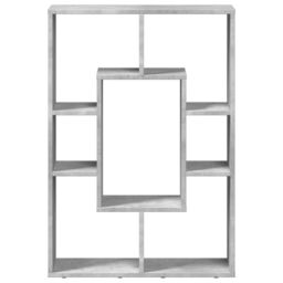 Berkfield Home Bookcase Concrete Grey 63x20x90 cm Engineered Wood - Size: 63 x 20 x 90 cm - thumbnail 5