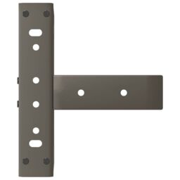 Berkfield Home Coffee Table Legs T-Shaped¬†2 pcs Natural Steel 30x25x(30-31) cm Steel in Black - thumbnail 7