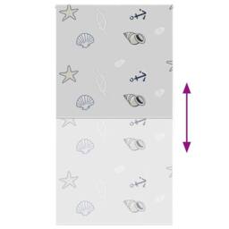 Berkfield Home Shower Roller Blind 120x240 cm Fabric Width 116 cm in Grey - thumbnail 5