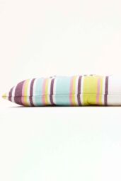 Homescapes Garden Bench Cushion Luxury 3 Seat Cotton Green Striped Indoor Outdoor Pad - thumbnail 5