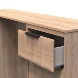 Ready Assembled 2 U Seattle 6 Drawer Kneehole Desk (Ready Assembled) in Light Oak - thumbnail 5