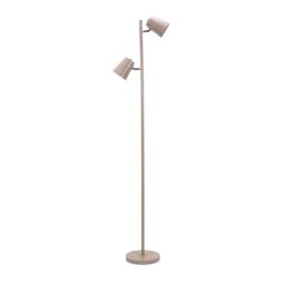 ValueLights Bibi 2 Way Adjustable Multi-Directional Metal Floor Lamp in Nude - thumbnail 2