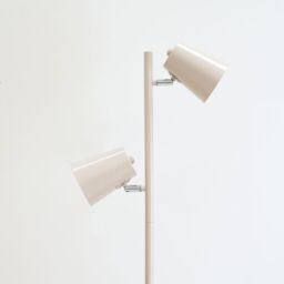 ValueLights Bibi 2 Way Adjustable Multi-Directional Metal Floor Lamp in Nude - thumbnail 5