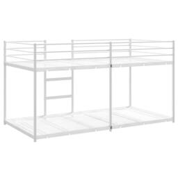 Berkfield Home Bunk Bed without Mattress White 100x200 cm Steel - thumbnail 7