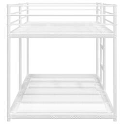 Berkfield Home Bunk Bed without Mattress White 100x200 cm Steel - thumbnail 6